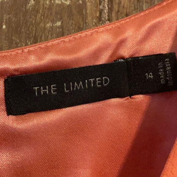 Coral Dress by The Limited size 14 - Picture 2 of 5